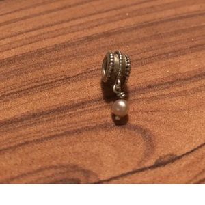 Pandora Beveled Dangle Pink Pearl 790132PP Charms